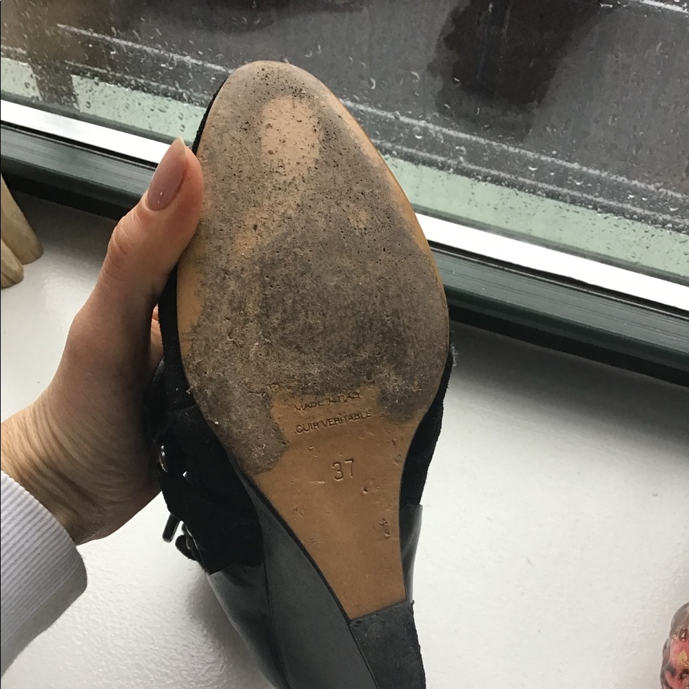 Isabel Marant pony hair lace-up boots - Picture 3 of 5